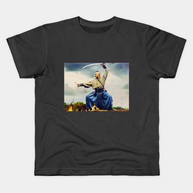 Ukrainian Cossack Kids T-Shirt by Sommo_happiens